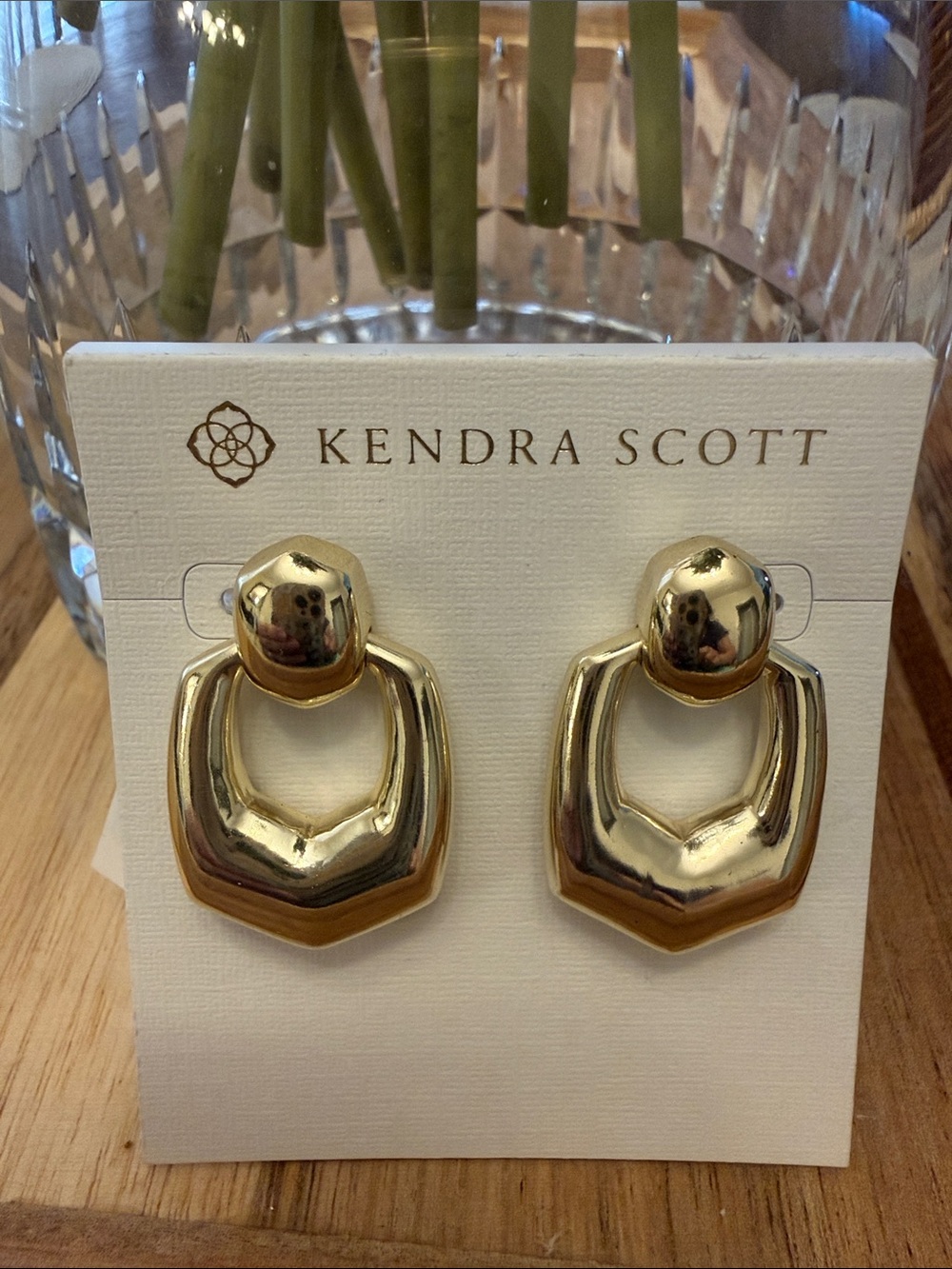 Kendra Scott Gold Sculptural Drop Earrings